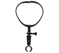 TOMETURE Support Micro Portable Suspendu Autour du Cou Ajustable Porte Micro Main pour Chanteurs Guitaristes Animateurs et Magiciens Améliore la Qualité Audio Scène et Streaming Extérieur
