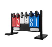 TOMETURE Tableau de Score Portable en PVC Grands Chiffres Clairs et Ajustement Rapide pour Football et Soccer, pour Compétitions en Extérieur