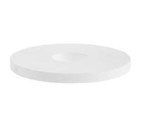 TOMETURE Tapis de four à poterie, support réfractaire en céramique réutilisable avec trou pour accessoires de sculpture et de cuisson d'argile, 12,7 x 12,7 x 1 cm