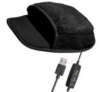 TOMETURE Tapis de Souris Chauffant USB Réglage Thermique 3 Niveaux, Antidérapant et Résistant pour Bureau d'hiver Confortable