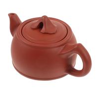 TOMETURE Théière en Argile Violette Vintage 160ml Marron, Petite Bouilloire Artisanale Facile à Nettoyer, pour Restaurant ou Bureau
