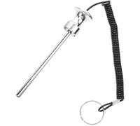 TOMETURE Tige de Poids en Aluminium Mécanisme Verrouillable et Corde de Traction, Goupille de Chargement pour Équipement de Fitness Portable, Adaptée à L'Entraînement Fonctionnel et