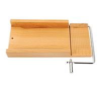 TOMETURE Trancheuse à Fromage Professionnelle en Acier Inoxydable et Bois, Légère avec Fil pour Couper Fruits, Fromages et Charcuterie, Cuisine