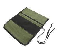 TOMETURE Trousse à Outils Enroulable en Toile Canvas, Organisateur Robuste pour Outils de Sculpture, pour Bricolage et Artisans