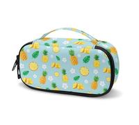 Tomeusey Sac de voyage isotherme pour médicaments, sac de rangement pour glucomètre, stylo à insuline, bandelettes de test de glycémie, accessoires pour diabétiques, Ananas, Taille unique