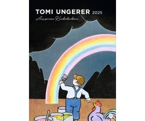 Tomi Ungerer Edition Kalender 2025: Die besten Bilder aus dem Buch America in einem Wand-Kalender XXL. Dekorativer Kunstkalender Großformat, 49 x 68 cm.