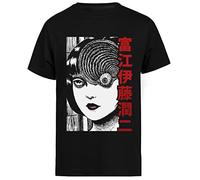 Tomie Junji Ito T-Shirt Noir À Manches Courtes pour Hommes