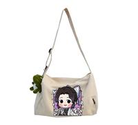 Tomioka Giyuu Sac à bandoulière Agatsuma Zen'itsu Sac à bandoulière Kamado Tanjiro Sac à bandoulière Sac à bandoulière léger et imperméable de grande capacité avec fermeture éclair et sangle réglable