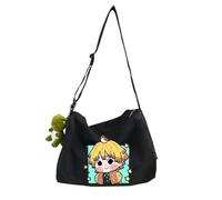 Tomioka Giyuu Sac à bandoulière Agatsuma Zen'itsu Sac à bandoulière Kamado Tanjiro Sac à bandoulière Sac à bandoulière léger et imperméable de grande capacité avec fermeture éclair et sangle réglable