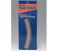 Tomix 1872 Viaduc Courbe / Overhead Curved PC Tracks HC317-45-PC(F) 4pcs - N