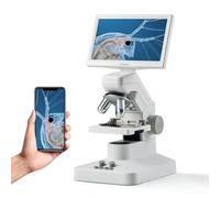 TOMLOV DM301 Pro Microscope Biologique Numérique à 3 Lentilles