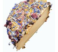 Tomme aux Fleurs d'Appenzell - 500gr - Fromage Suisse Artisanal Innovant Affinée 90 jours minimums d'affinage - fabrication artisanale haut de gamme - Pâte jaune Goût de noisette intense