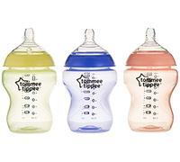 tommee tippee 42241572 Pack de Biberons Mondes de Couleurs Filles Multicolore 3x260 ml