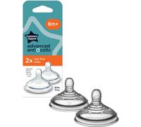 Tommee Tippee Advanced Anti-Colic tétine de biberon Fast Flow 6-12m 2 pcs