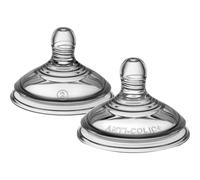 Tommee Tippee - Tétine de biberon Closer To Nature Advanced - Anti-colique - Débit moyen 3m+ - 2 pcs