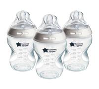 Tommee Tippee Biberons Natural Start Anti-Colique auto-stérilisant Slow Flow 0m+ 3x260 ml