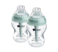 Lot 2 biberons 260ml Anti-Colique transparent TU