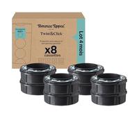 Tommee Tippee Recharges Originales pour Poubelle à couches Twist & Click, Lot exclusif de 8, Recharge rapide et Pack économique (l'emballage peut varier)