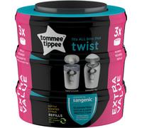 Tommee Tippee Cassettes de recharge Twist Pack de 3 pour Twist&Click et Sangenic Tec