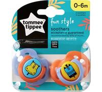 Tommee Tippee sucettes Closer to Nature Fun 0-6 mois lot de 2