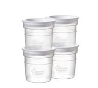 Lot de 4 pots de conservation de lait - tommee tippee