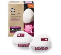 Tommee Tippee Coussinets d’allaitement jetables quotidiens Made for Me, contours parfaits, doux, très absorbants et anti-fuites, moyen, x40