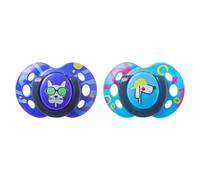 Tommee Tippee CTN Silicone Fun Soother 6-18m, 2pcs - plus de couleurs