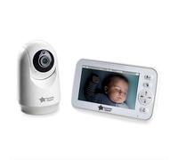 Tommee Tippee Dreamview Moniteur audio et HD pour bébé, vision nocturne, audio bidirectionnel, écran portable de 12,7 cm avec portée de 250 m, sons apaisants, rechargeable par USB