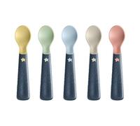 Tommee Tippee Easigrip Self-Feeding Weaning Spoons, Pack of 5, Acier inoxydable