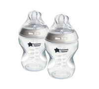 Biberons - TOMMEE TIPPEE - NATURAL START - 260 ml - Anti-colique - Tétine imitant la forme du sein - Lot de 2