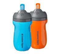Tommee Tippee Lot de 2 gobelets isothermes en paille pour enfant à partir de 12 mois