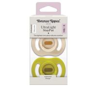 Tommee Tippee Lot de 2 tétines Stayput ultra-légères 6-18 mois