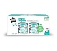 TOMMEE TIPPEE Lot de 6 Recharges Poubelle a Couches Simplee Protection AntiOdeur et AntiG