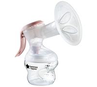 Tommee Tippee Made for Me Tire-lait manuel unique, fournitures d'allaitement sans fil et portable, pompe à main ergonomique, coussins de massage, transition directe de pompe à bouteille
