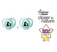 'Tommee Tippee"Moda N ° 43336565-2 x Sucette orthodon Tables silicone/Grune (0-6 m +)