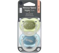 Tommee Tippee NightGlow Soother 0-6m tétine Boy 2 pcs
