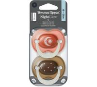 Tommee Tippee NightGlow Soother 18-36m tétine Boy 2 pcs