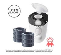 Tommee Tippee - Poubelle à couches - Twist & Click Kit - Lot de 6 recharges - Film multicouche antibactérien - Blanc