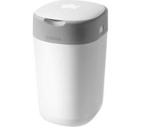 Tommee Tippee Poubelle à Couches Twist & Click Sangenic Tec Starter-Set, Protection Anti-Odeur Et Anti-Germe Garantie, 6x Recharges, Couleur Blanche