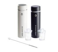 Tommee Tippee PrepGo Kit Préparateur, refroidit le lait infantile à la bonne température en 2 minutes, Perfect Prep portable, gourde chaude et froide avec affichage de la température