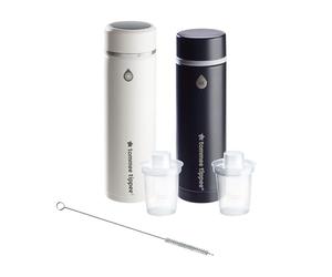 Tommee Tippee PrepGo Kit Préparateur, refroidit le lait infantile à la bonne température en 2 minutes, Perfect Prep portable, gourde chaude et froide avec affichage de la température