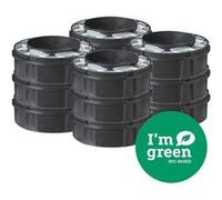 TOMMEE TIPPEE Recharges Poubelle a Couches Twist & Click avec GREENFILM AntibactÃ©rien d'Origine Durable, Lot de 12 Neutre G