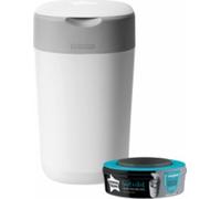 TOMMEE TIPPEE Seau à couches Twist&Click Sangenic blanc