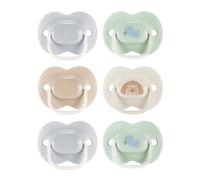 Tommee Tippee Sucette Anytime, 0-6 mois, lot de 6 sucettes symétriques sans BPA fournies avec une capsule de stérilisation réutilisable