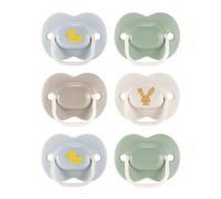 Tommee Tippee Sucette Anytime, 6-18 mois, lot de 2 sucettes symétriques sans BPA fournies avec une capsule de stérilisation réutilisable