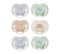 Tommee Tippee Sucette de nuit, 0-6 mois, lot de 6 sucettes phosphorescentes avec capsule de stérilisation réutilisable