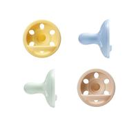 Tommee Tippee Sucette Imitant le Sein, 0-6 Mois, Lot de 4, Légère, Orthodontique, Design en Une Seule Pièce en Silicone, Tétine Symétrique
