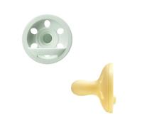 Tommee Tippee sucette imitant le sein, 0-6m, lot de 2, légère, design en une seule pièce en silicone, tétine symétrique