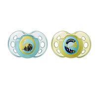 Tommee Tippee Sucette Nuit, Tétine Réversible, 18-36 Mois, Phosphorescent, Lot de 2 43341350