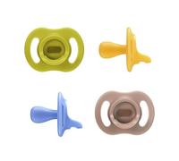 Tommee Tippee Sucette Ultra-légère Toujours en Place, 6-18 Mois, Lot de 4, Tétine Orthodontique, Conception Monobloc en Silicone